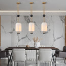 Axyaa Glass Pendant Light for Bedroom Dining Room Study Decor