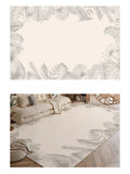 Axyaa Plush Cream Style Bedroom Rug for Cozy Living Room Decor & Soft Bedside Touch