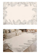 Axyaa Plush Cream Style Bedroom Rug for Cozy Living Room Decor & Soft Bedside Touch