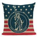 Axyaa Union Jack American Flag Throw Pillow Cases 45x45cm Square Top King Size