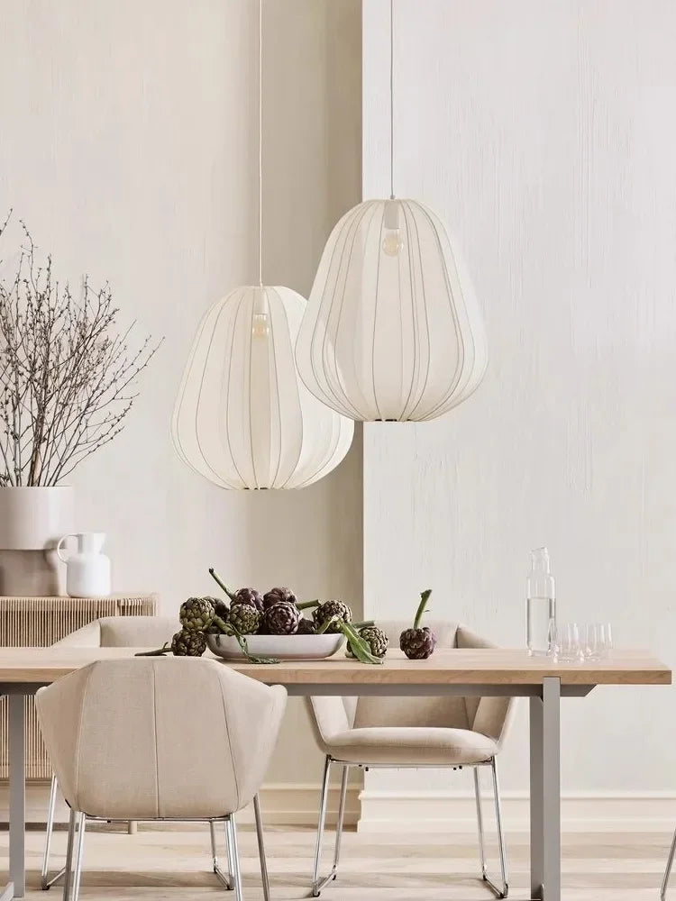 Nordic Fabric Chandelier Lighting for Home Decoration, Axyaa Pendant Lights