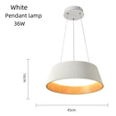 Axyaa Designer Wood Grain Ceiling Pendant Lamp for Living Room LED Lighting Fixtures