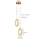 Nordic Pendant Lamp LED Chandelier for Kitchen Dining Bedroom - Axyaa Elegance