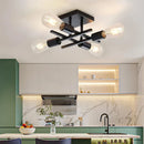 Axyaa Modern Nordic 4-Light Ceiling Pendant, E27 Base, Living Room Bedroom Study Lighting