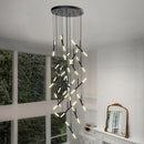 Axyaa LED Pendant Chandelier for Modern Home Decor and Indoor Lighting