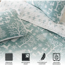 Axyaa Winter Forest Quilt Set - Reversible Bedspread Coverlet & Shams