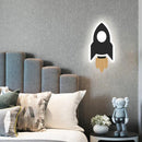 Axyaa Rocket Moon Star LED Wall Lamp for Kids Room - Modern Creative Design