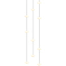 Nordic LED Staircase Chandelier by Axyaa - Modern Home Lighting for Living Room & Attic