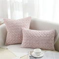 Axyaa Floral Luxe Pillow Case for Sofa Bed Car Garden Chair, Elegant Home Decor Cover