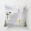 Axyaa Christmas Tree Throw Pillow Cover - Festive Home Decor