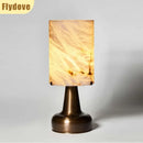 Axyaa Marble LED Desk Lamp: Minimalist Modern Nordic Design for Bedroom and Living Room