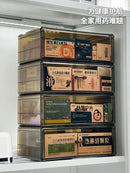 Axyaa Family Medicine Organizer Box Acrylic First Aid Storage Large Capacity Home Organizer