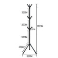 Axyaa Tree Branch Coat Rack Steel Tube Clothes Organizer