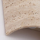 Axyaa Yellow Travertine Stone LED Wall Lamps for Living Room & Bathroom