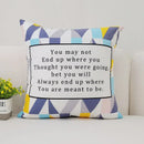 Axyaa Nordic Elk Ins Print Cushion Cover Sleep Sofa Pillow Case Office Home Decor