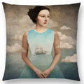 Axyaa Elegant Lady Fantasy Pillow Case for a Free Mind