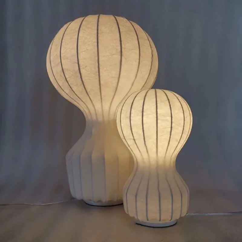 Axyaa Nordic Silk Table Lamp for Living Room Study Bedroom