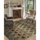 Axyaa Ethnic Geometric Area Rug for Living Room and Bedroom