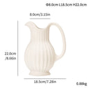 Axyaa Cerc Flower Vase: Luxury Decor for Living Room, European Style, Frosted Glass