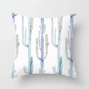Axyaa Cactus Plants Pattern Cushion Cover Throw Pillow Decor Sofa Pillowcase