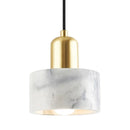 Axyaa Modern Marble Chandelier: Elegant LED Pendant Lighting for Home Décor
