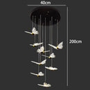 Axyaa Nordic Chandeliers for Dining Room Pendant Lights Ceiling Hanging Lamps