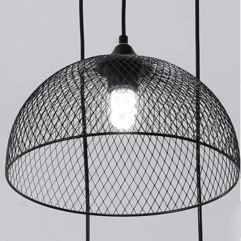 Axyaa Staircase Chandeliers: Modern LED Pendant Light Lamps for Living Room