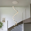 Axyaa Minimalist LED Restaurant Pendant Light for Modern Nordic Interior Lighting Fixtures
