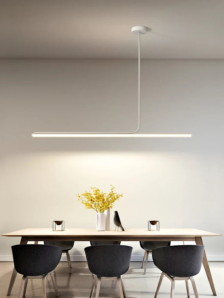 Axyaa Simple Modern LED Chandelier for Dining Room Study Bar Table