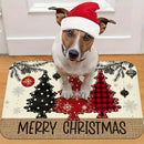 Christmas Tree Printed Non-Slip Floor Mat for Home, Bathroom & Kitchen by Axyaa