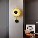 Axyaa Marble LED Wall Lamp: Modern Luxury Indoor Lighting for Living Room & Bedroom