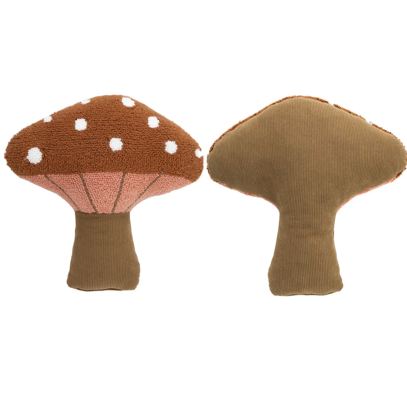 Tufted Mushroom Cactus Strawberry Shape Decorative Pillow by Axyaa