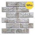 Axyaa 3D Faux Brick Wall Sticker, Self-adhesive Panels for Kitchen, Bedroom, Living Room