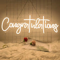 Axyaa 76cm Congratulations Neon Sign for Graduation Party Decor and College Room
