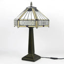Axyaa Tiffany Glass Table Lamps LED Standing Luminaires for Home and Office