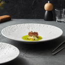 Axyaa Stone Pattern Ceramic Dinner Plate Molecular Cuisine Specialty Tableware