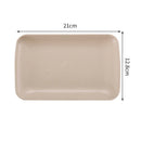 Axyaa Plastic Food Storage Tray Multi-Function Fruit Plate Kitchen Organizer