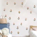 Axyaa Tulip Wall Stickers Vinyl Decal Girl's Bedroom Living Room Flower Art