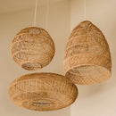 Axyaa Hand-woven Rattan Pendant Light - New Chinese Style Living Room Dining Luminaire