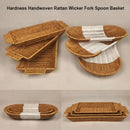 Axyaa Rattan Wicker Serving Baskets: Bread Fruit Vegetables Basket 6 Styles
