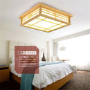 Axya Wood Ceiling Light: Japanese Style LED Lamp for Living Room, Dining Room, and Tatami