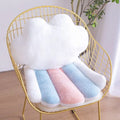 Axyaa Rainbow Seat Cushion Backrest for Office Chair and Student Dormitories