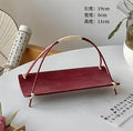 Axyaa Bamboo Dim Sum Plate Set Vintage Tea Tray & Snack Basket - Zen Pastry Table