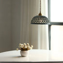 Axyaa Bule Ceramic LED Pendant Lamp Modern Nordic Hanging Light for Bedroom & Restaurant