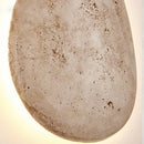 Axya Warm Glow Cave Stone Wall Lamp - Cream Bedroom Living Room Lighting