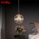 Axyaa Crystal Pendant Chandelier - Modern Indoor Lighting Solution