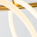 Axyaa Modern LED Ceiling Chandelier for Dining Room Kitchen Bar Lighting