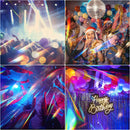 Axyaa RGBW LED Par Lights with Carry Bag for Concerts and Events