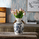 Axyaa Chinese Style Ceramic Vase Decoration for TV Cabinet and Living Room