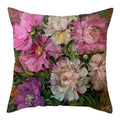 Axyaa Natural Flower Bird Linen Cushion Cover ��� Decorative Pillow Cases